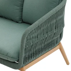 Fauteuil de salon de jardin ORISSA Vert olive