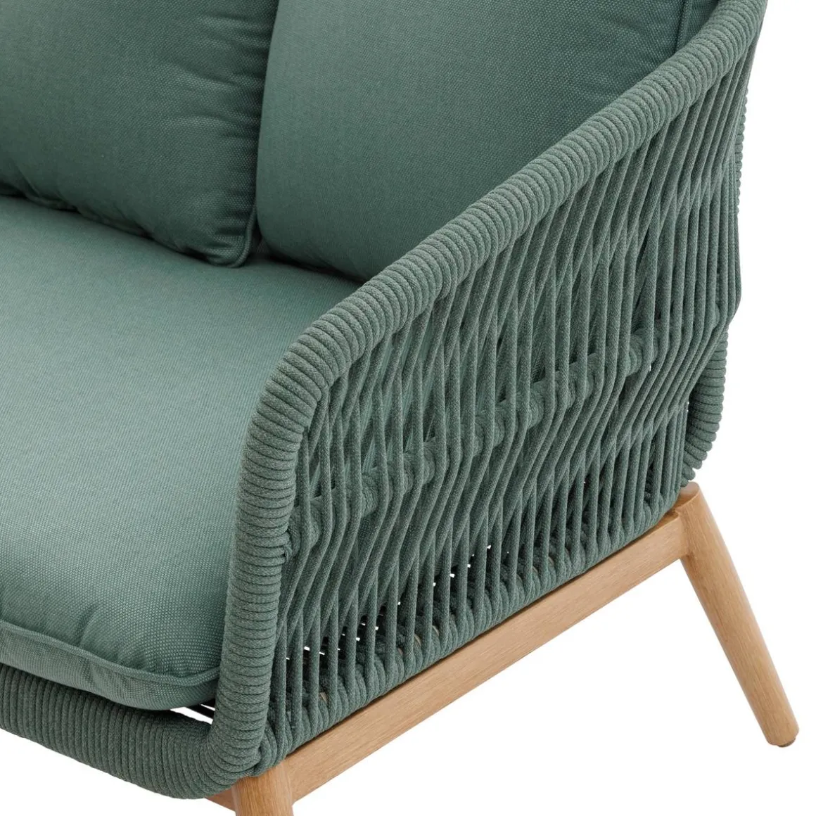 Fauteuil de salon de jardin ORISSA Vert olive