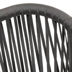Fauteuil de salon de jardin ORIENGO Anthracite & Graphite