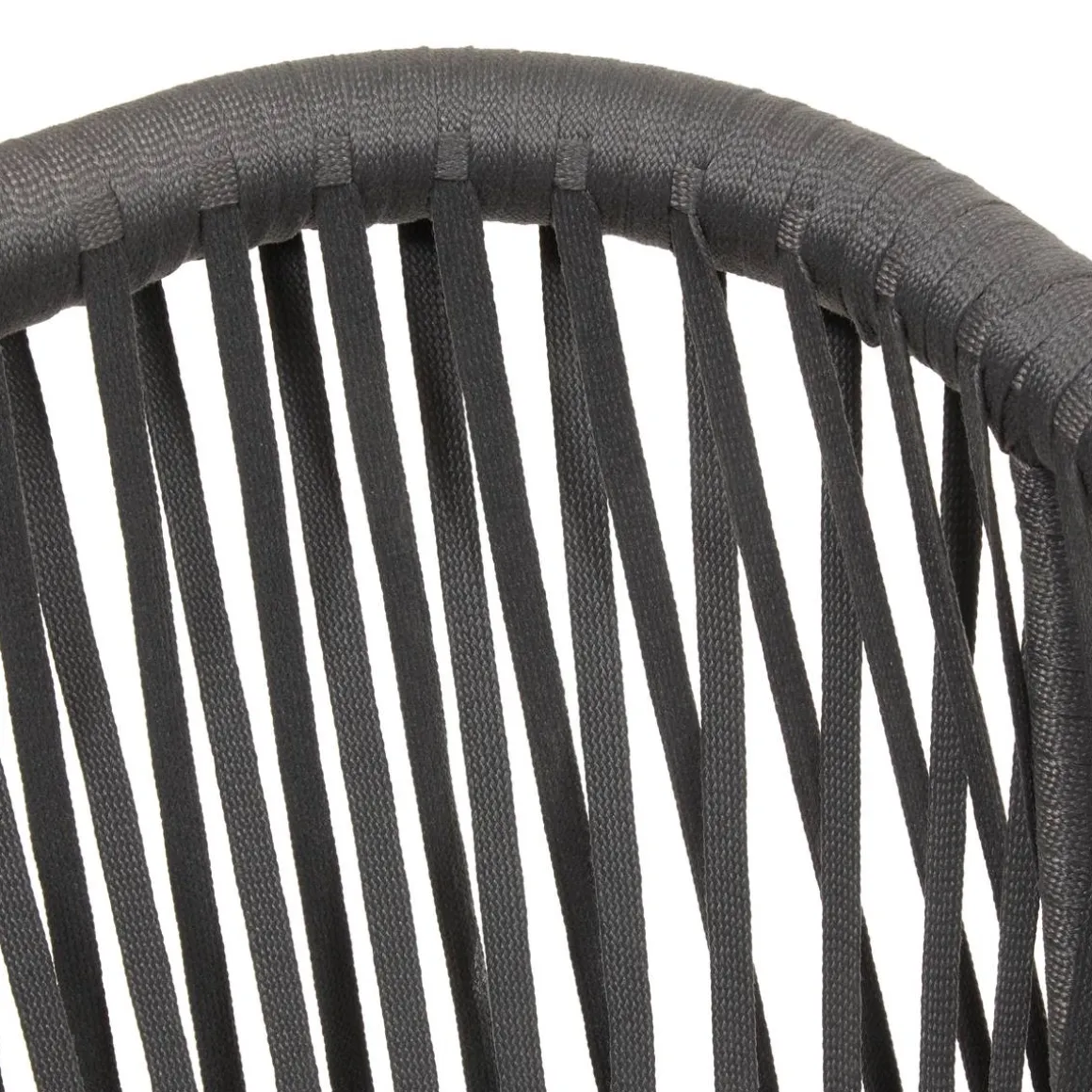 Fauteuil de salon de jardin ORIENGO Anthracite & Graphite