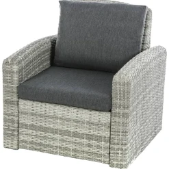 Fauteuil de salon de jardin POLYNÉSIA Havane