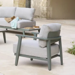 Fauteuil de salon de jardin PULPY Vert laurier
