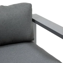 Fauteuil de salon de jardin rotatif ALLURE Gris / Graphite