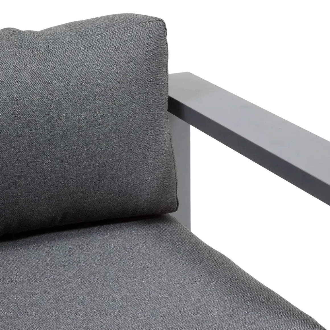 Fauteuil de salon de jardin rotatif ALLURE Gris / Graphite