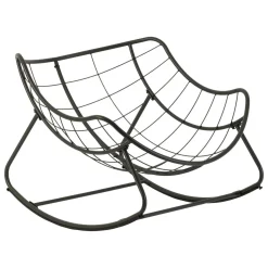 Fauteuil oeuf à bascule PAOPAO Gris & Graphite