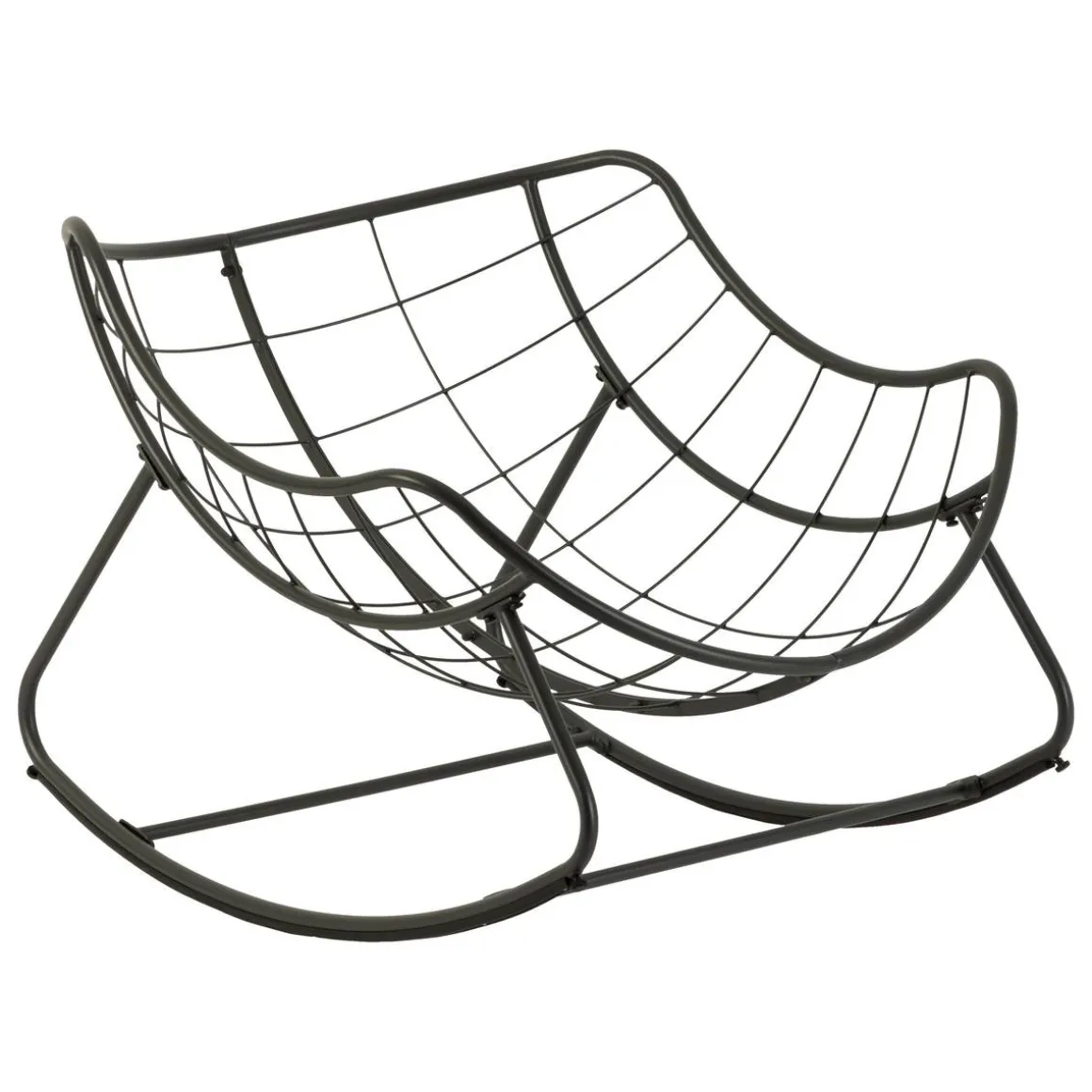 Fauteuil oeuf à bascule PAOPAO Gris & Graphite