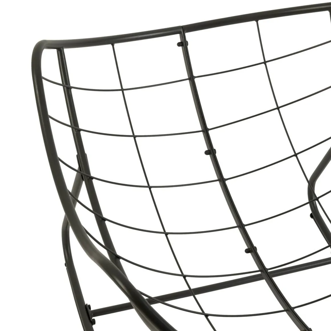 Fauteuil oeuf à bascule PAOPAO Gris & Graphite