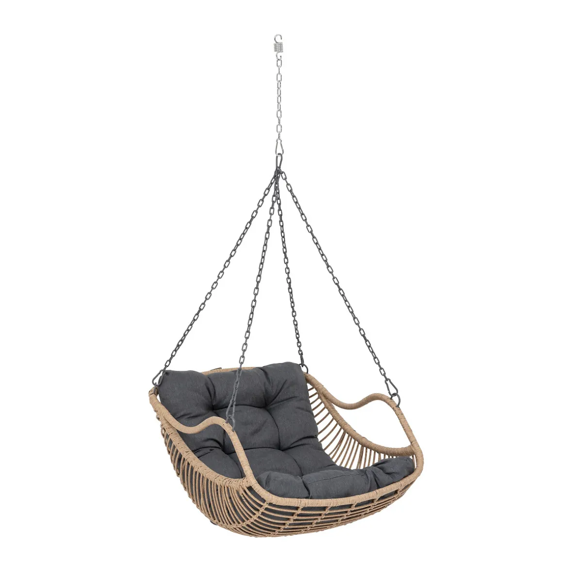 Fauteuil oeuf suspendu GIBRALTAR Ardoise + 1 pied réglable PANAO