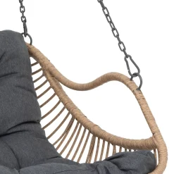 Fauteuil oeuf suspendu GIBRALTAR Ardoise