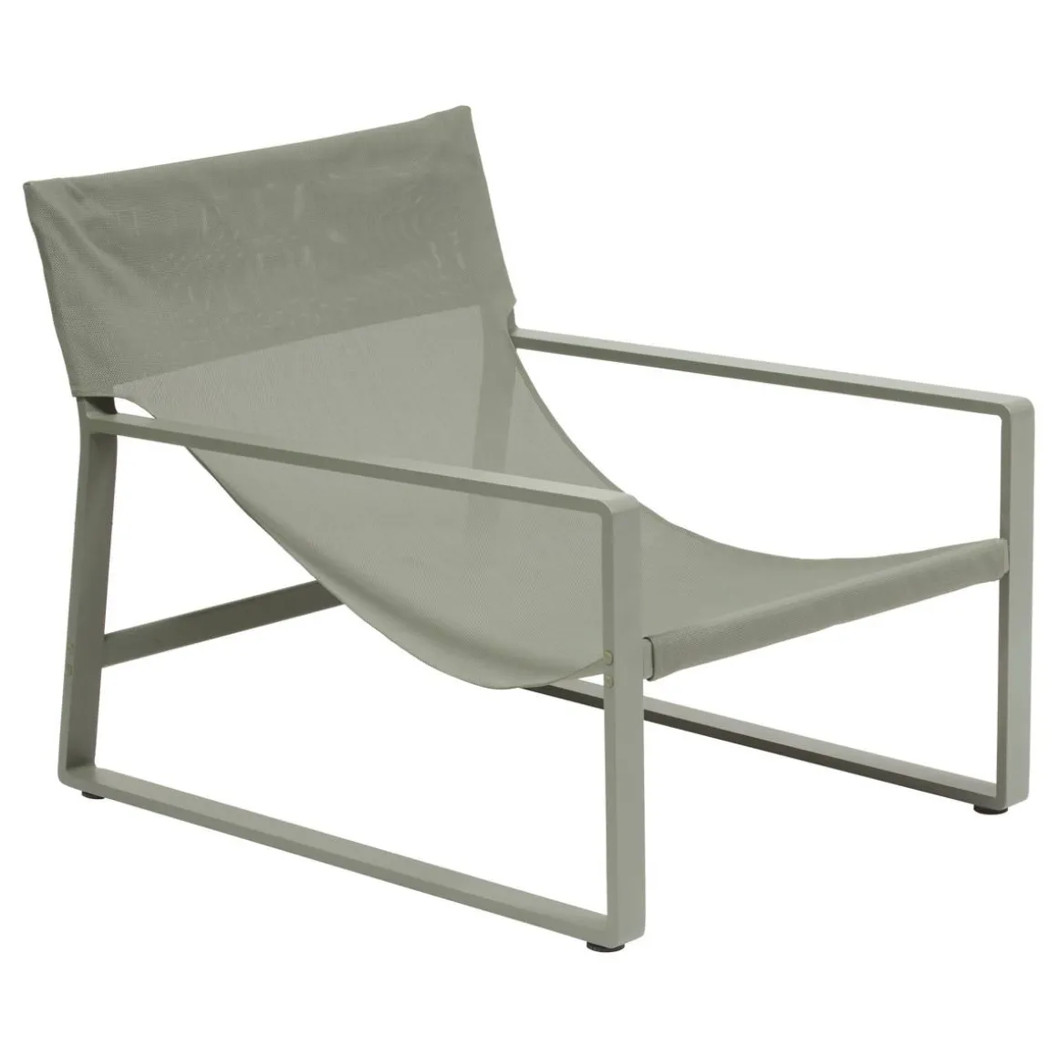 Fauteuil relax de jardin LAMBINIO Beige / Vert laurier