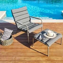 Fauteuil relax de jardin SOLANI Café