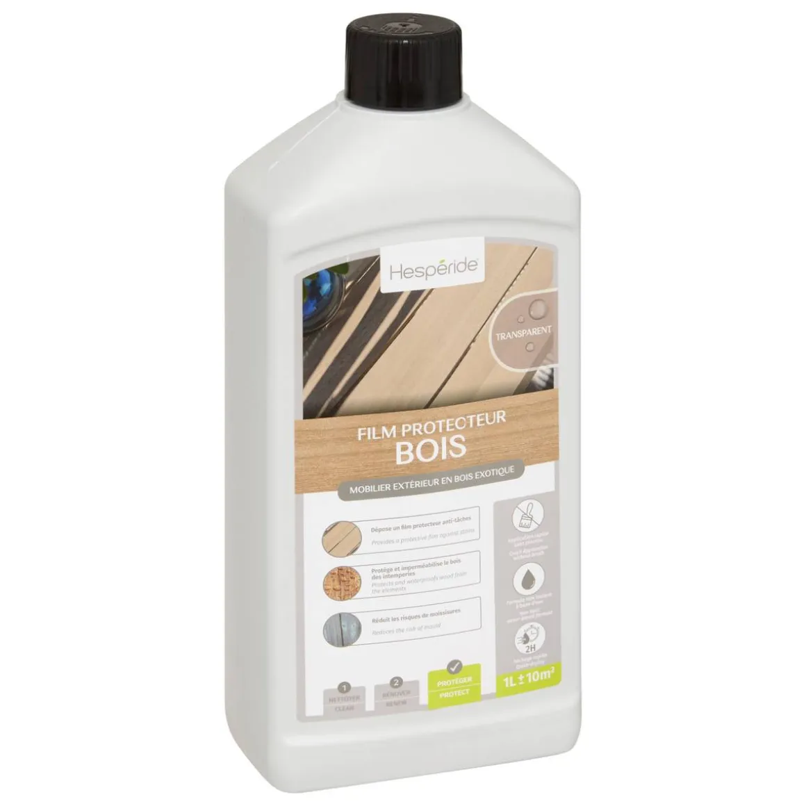 Film protecteur pour bois exotique finition transparente