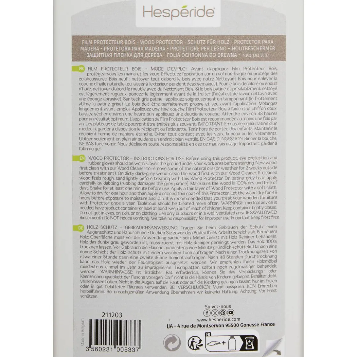 Film protecteur pour bois exotique finition transparente