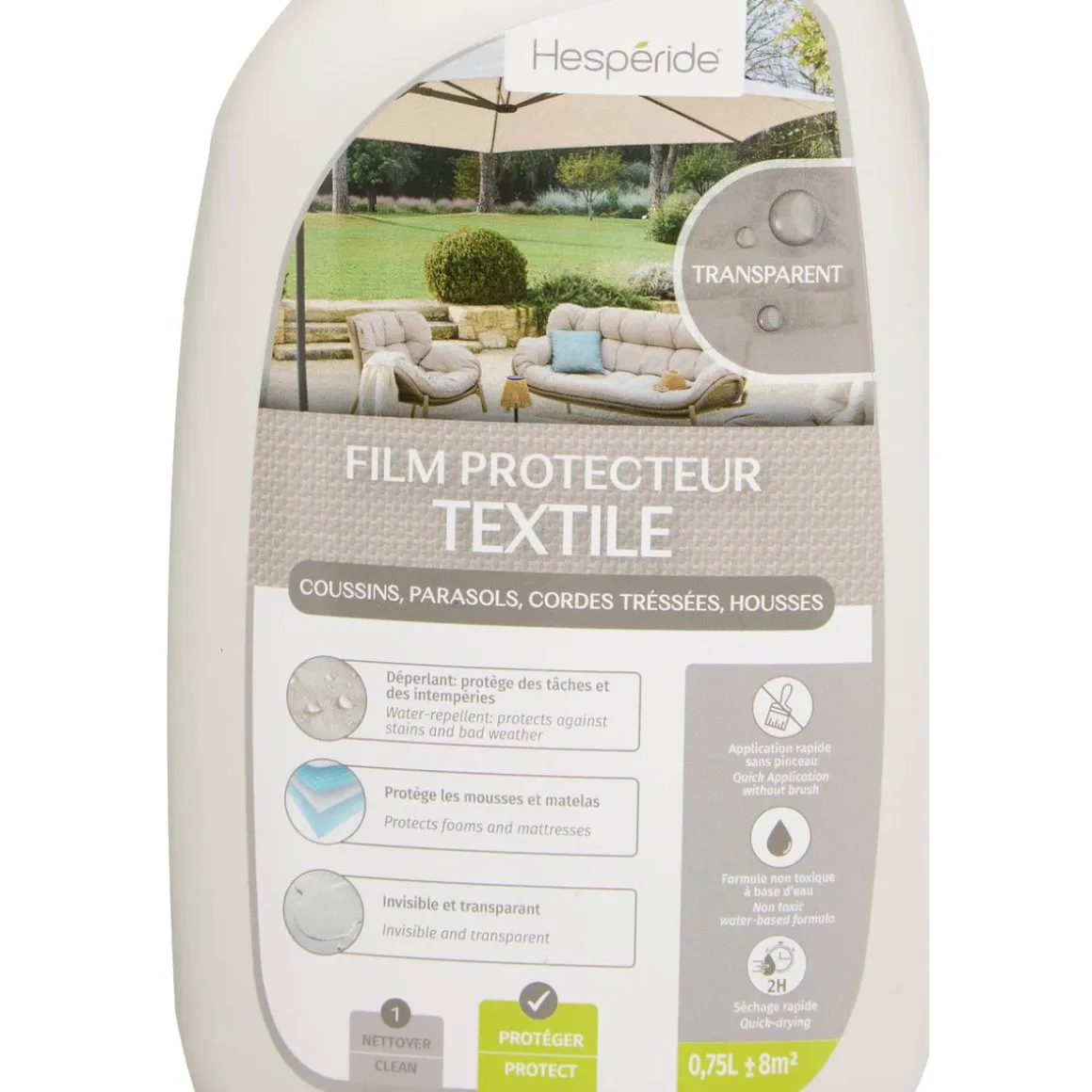 Film protecteur pour textile finition transparente