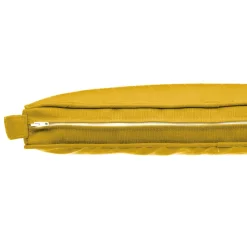 Galette de chaise à scratch KORAI Jaune moutarde