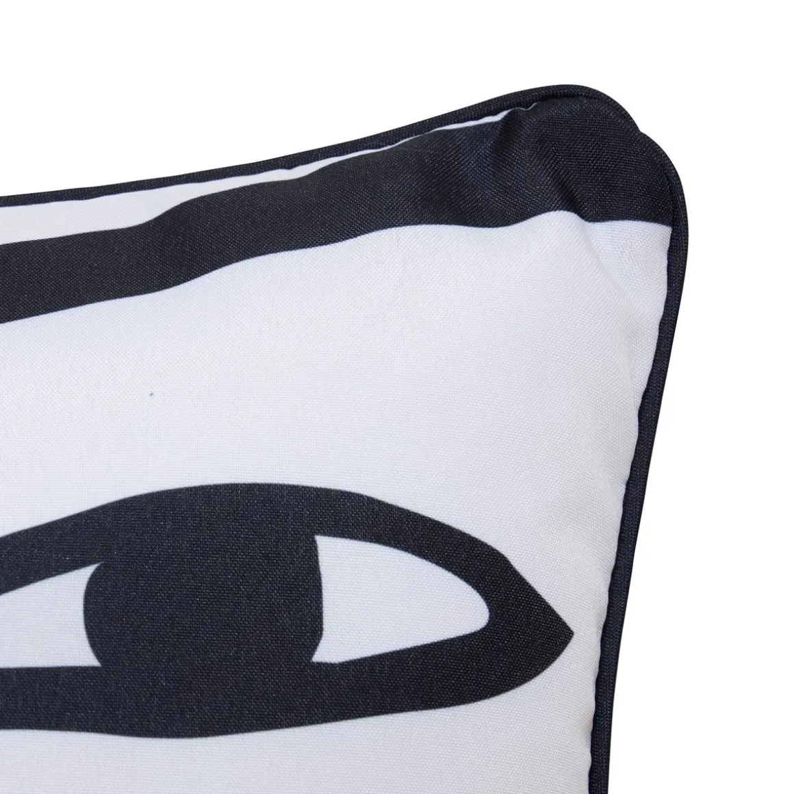 Housse de coussin d'extérieur carré NOLAN Blanc