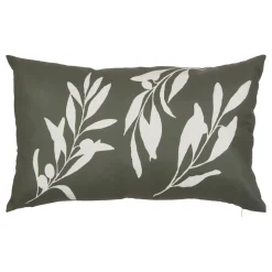 Housse de coussin d'extérieur rectangulaire TILEO Vert foncé