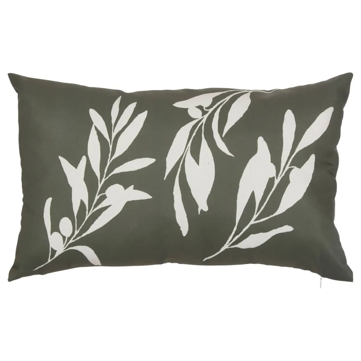 Housse de coussin d'extérieur rectangulaire TILEO Vert foncé