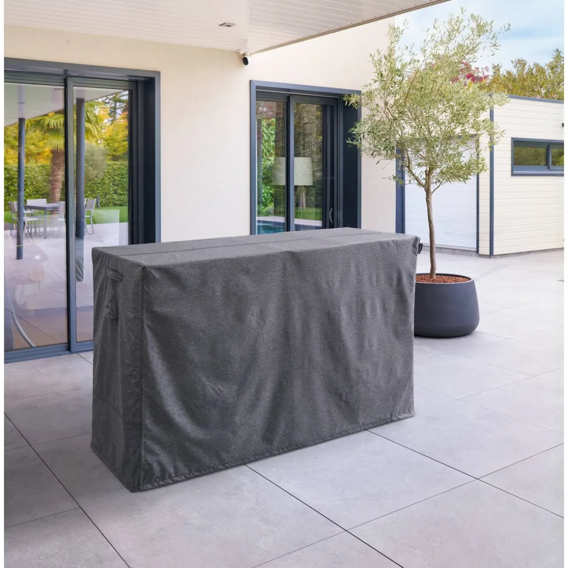 Housse de protection HAMBO pour cuisine d'été Gris S