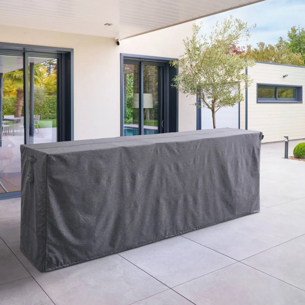 Housse de protection HAMBO pour cuisine d'été Gris L