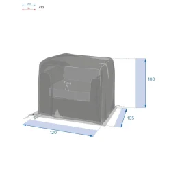 Housse de protection HAMBO pour fauteuil Gris M
