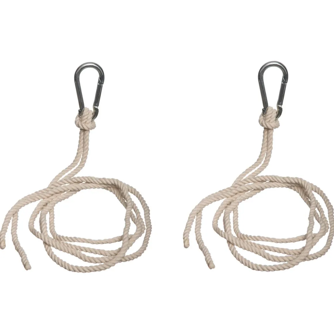 Kit de fixation en corde pour hamac Beige