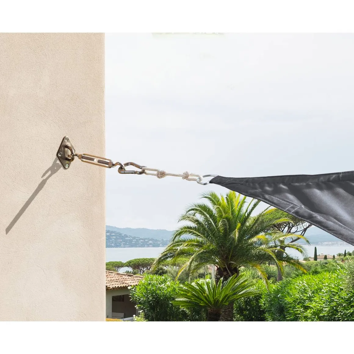 Kit de fixation pour voile d'ombrage