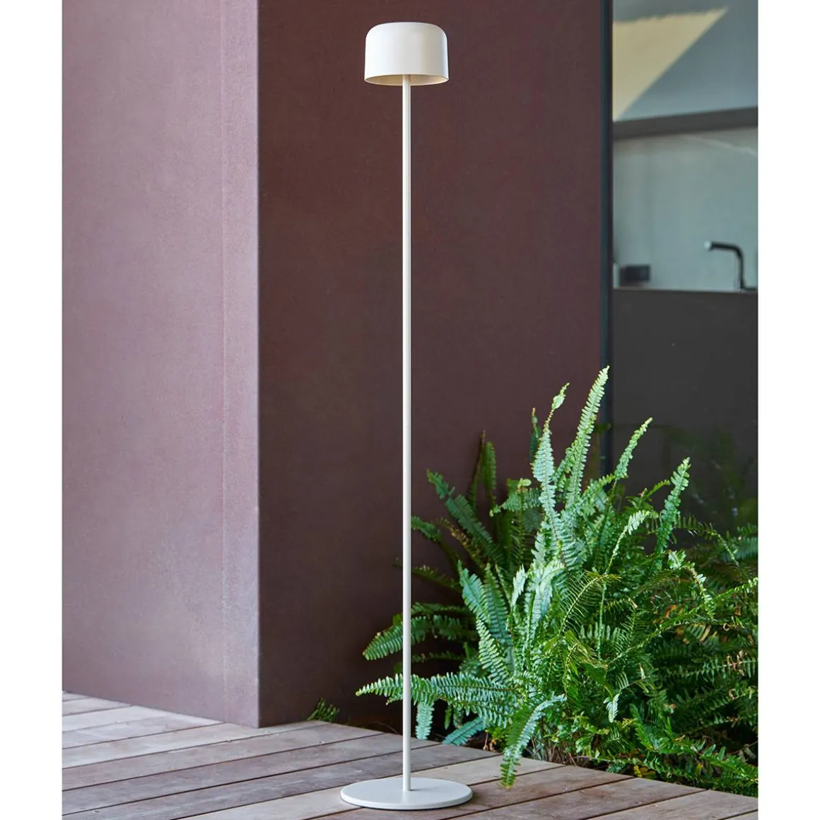 Lampadaire solaire BOLTY Argile