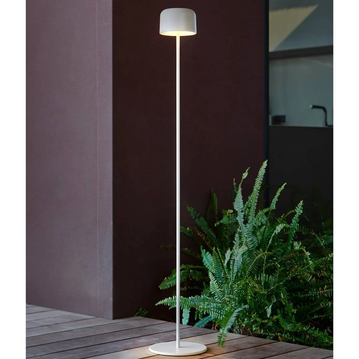 Lampadaire solaire BOLTY Argile