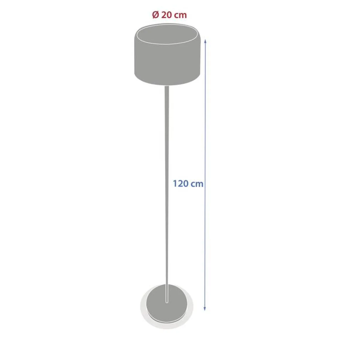 Lampadaire solaire BOLTY Graphite