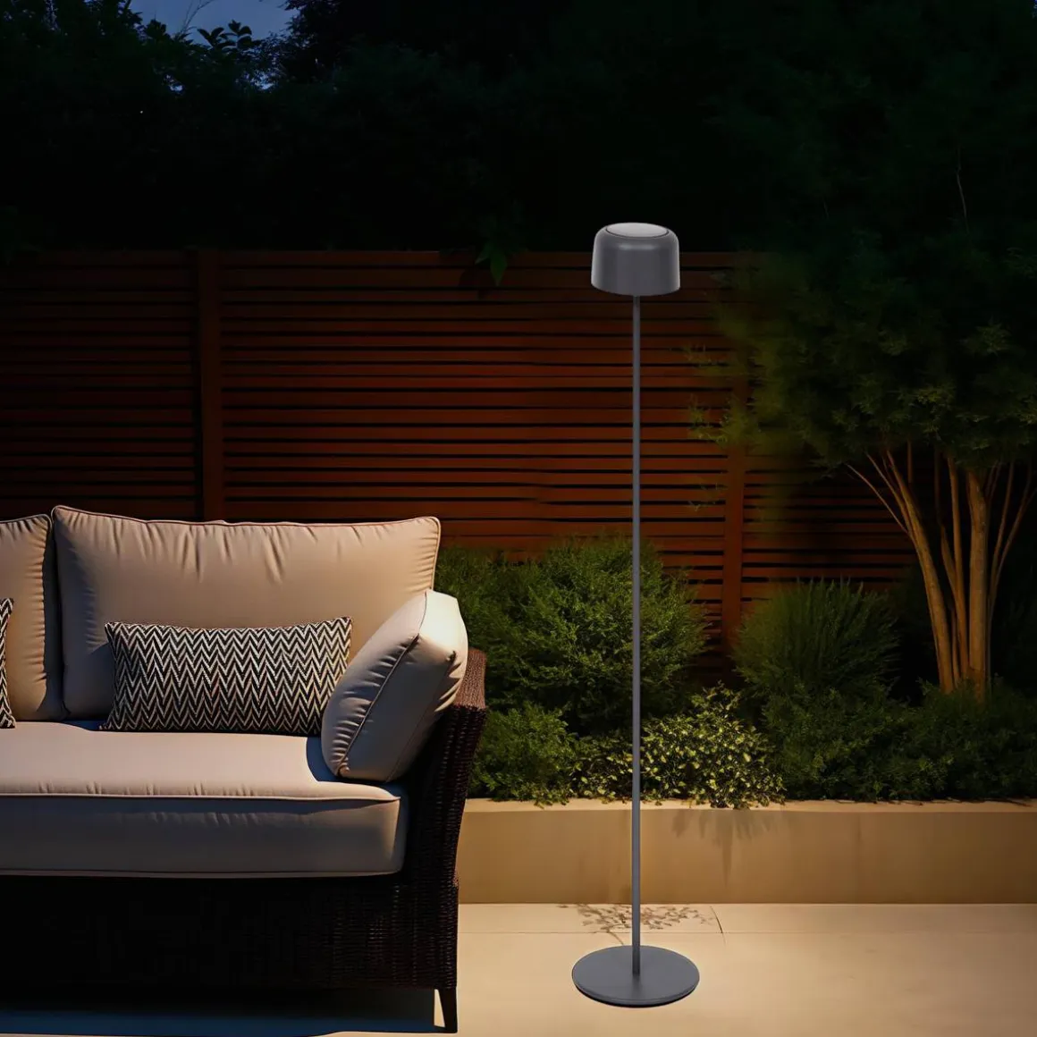 Lampadaire solaire BOLTY Graphite