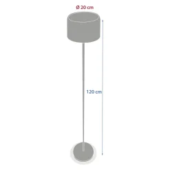 Lampadaire solaire BOLTY Graphite