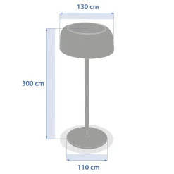 Lampe solaire BOLTY Café