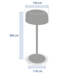Lampe solaire BOLTY Café