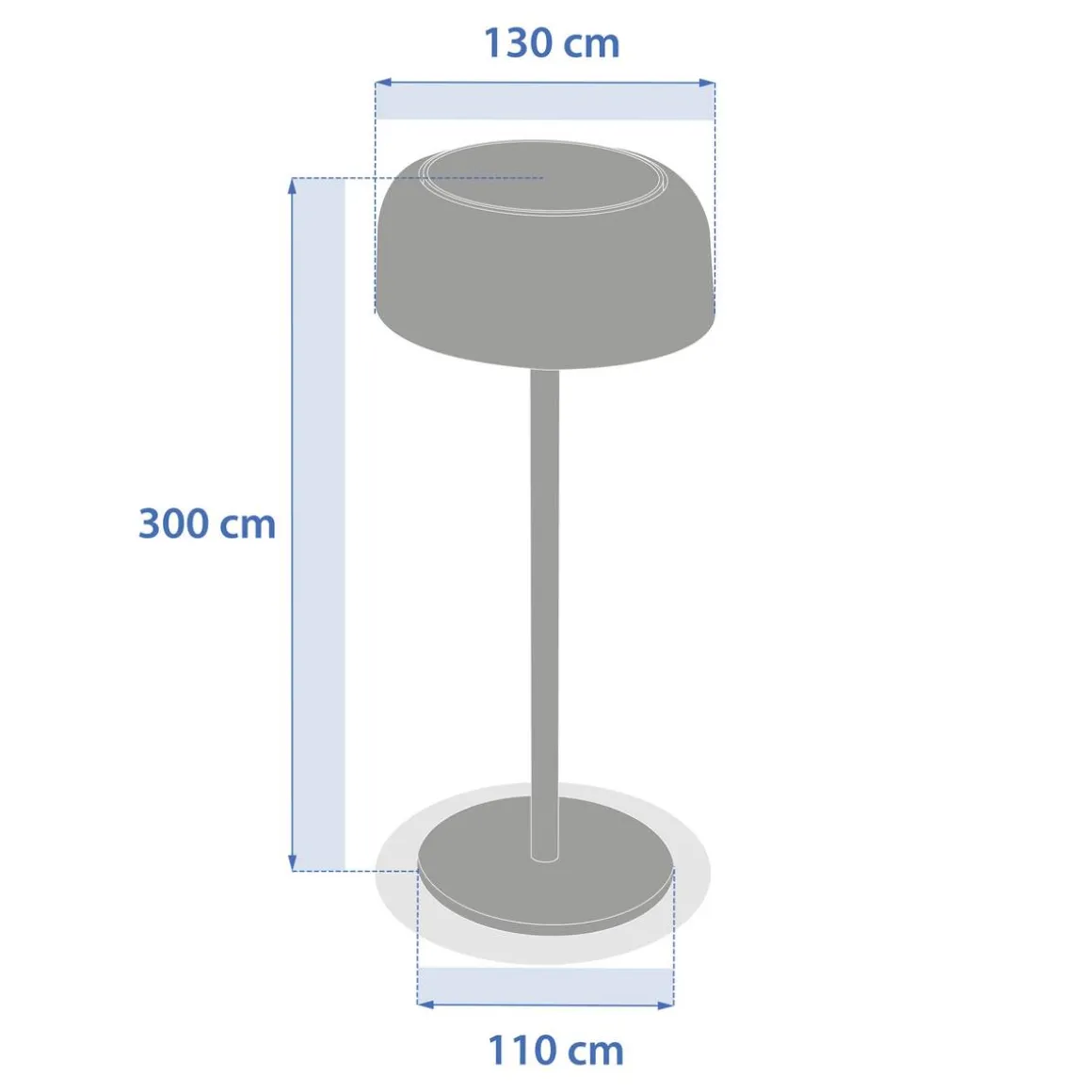 Lampe solaire BOLTY Graphite