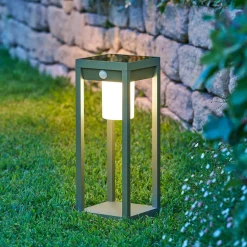 Lanterne solaire à détection de mouvement PIKY Vert Laurier