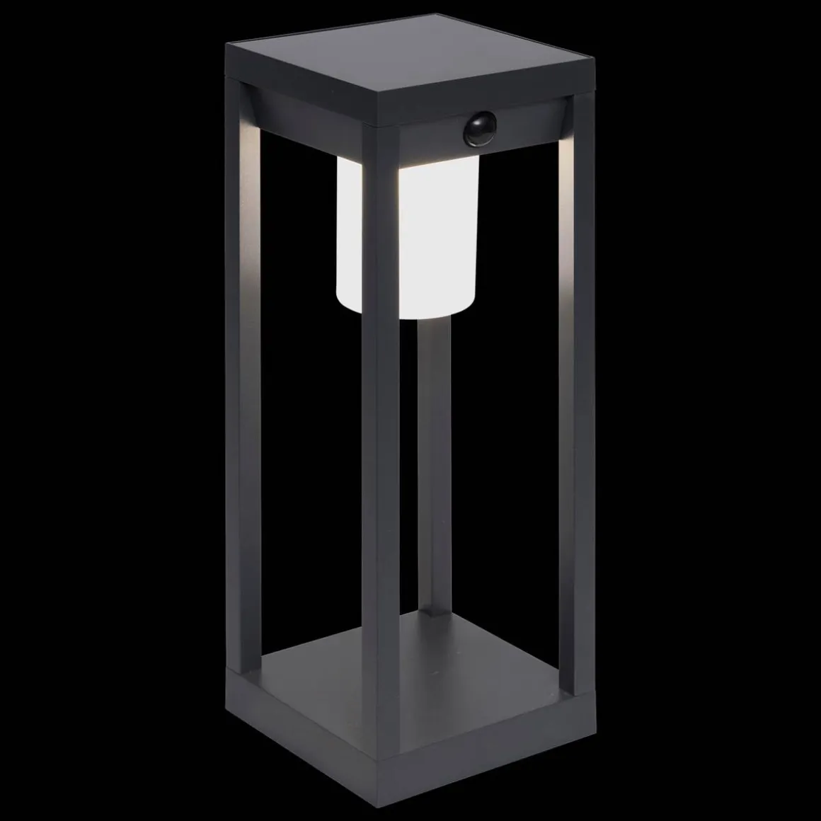 Lanterne solaire à détection de mouvement PIKY Graphite