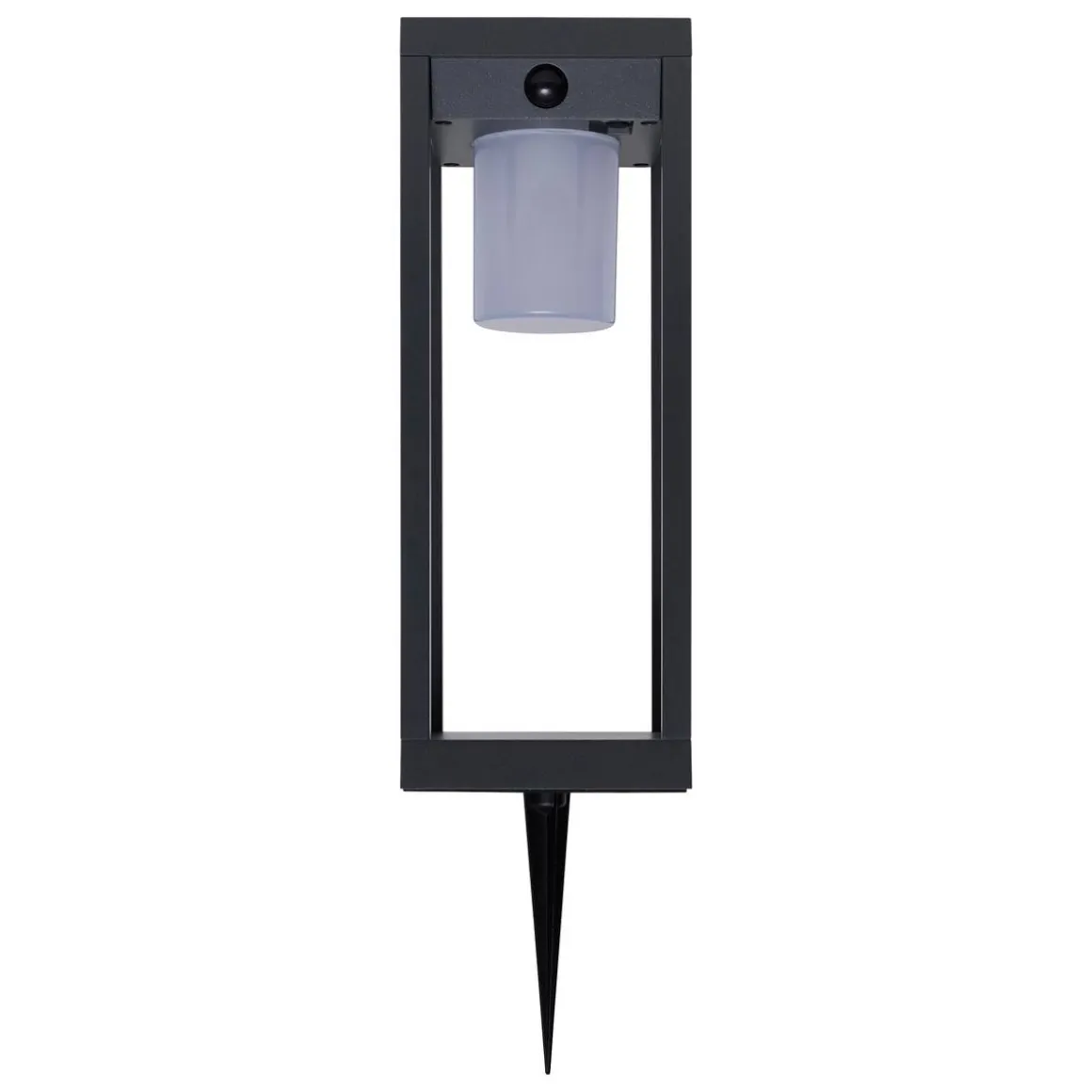 Lanterne solaire à détection de mouvement PIKY Graphite