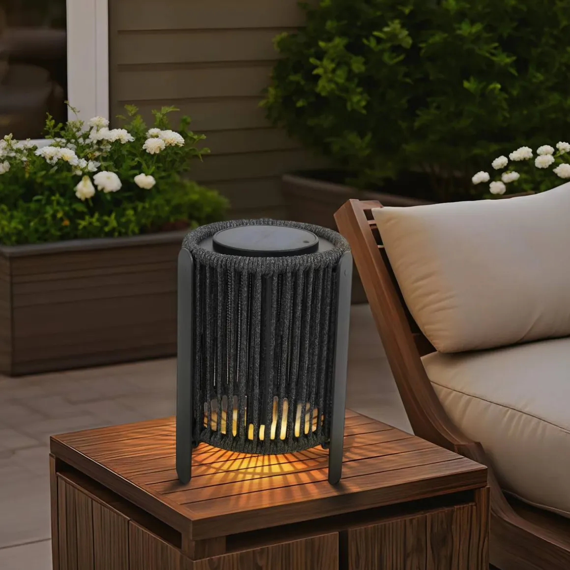 Lanterne solaire LINY Graphite