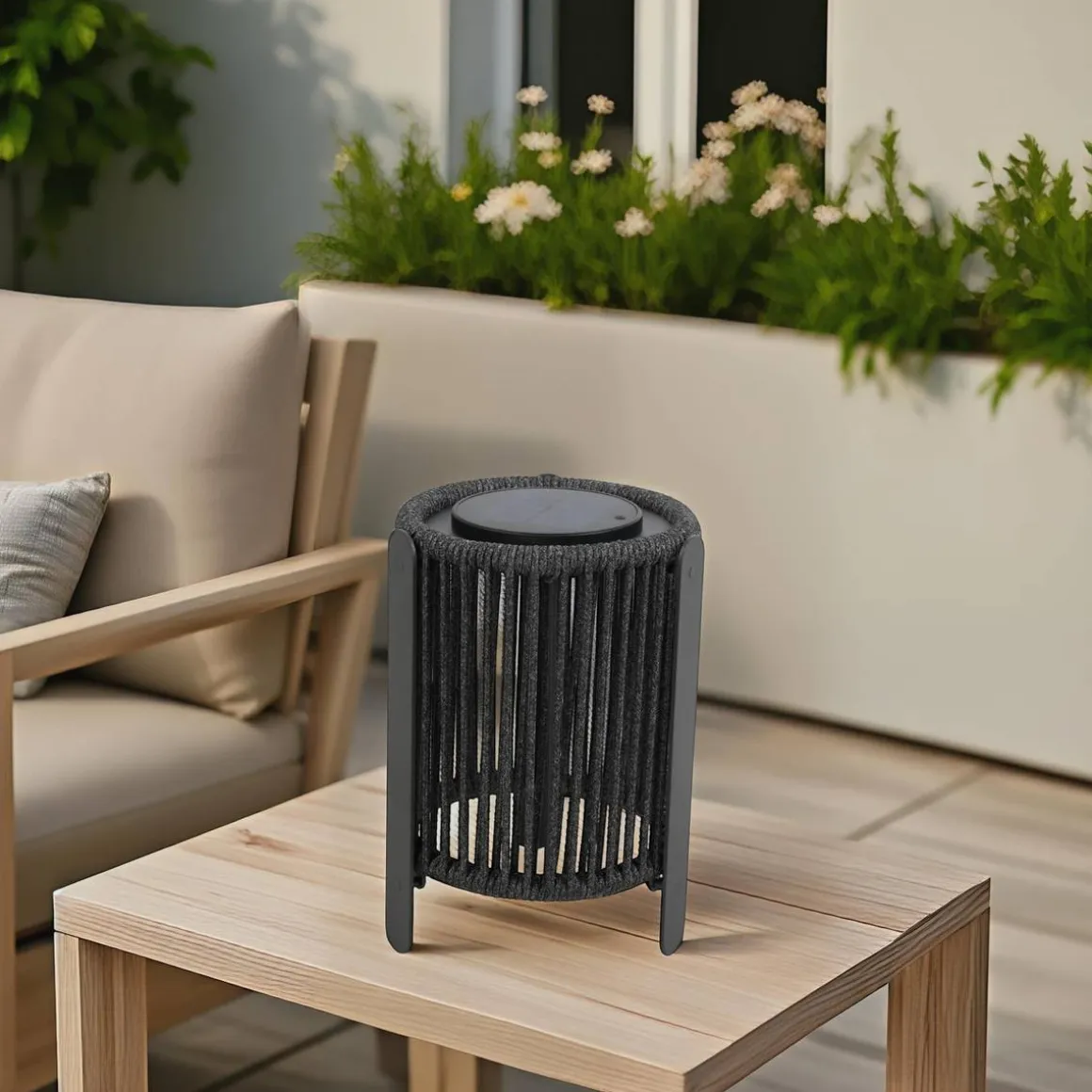 Lanterne solaire LINY Graphite