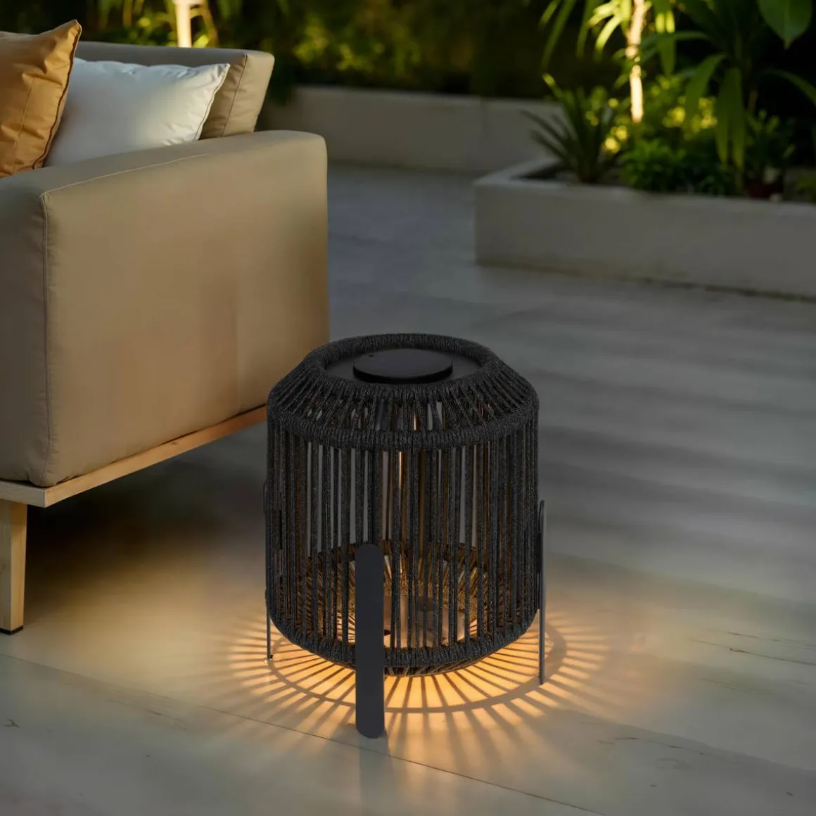 Lanterne solaire LINY Graphite