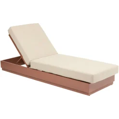 Lit de piscine ALLURE Acajou