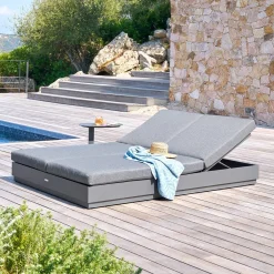 Lit de piscine ALLURE Graphite