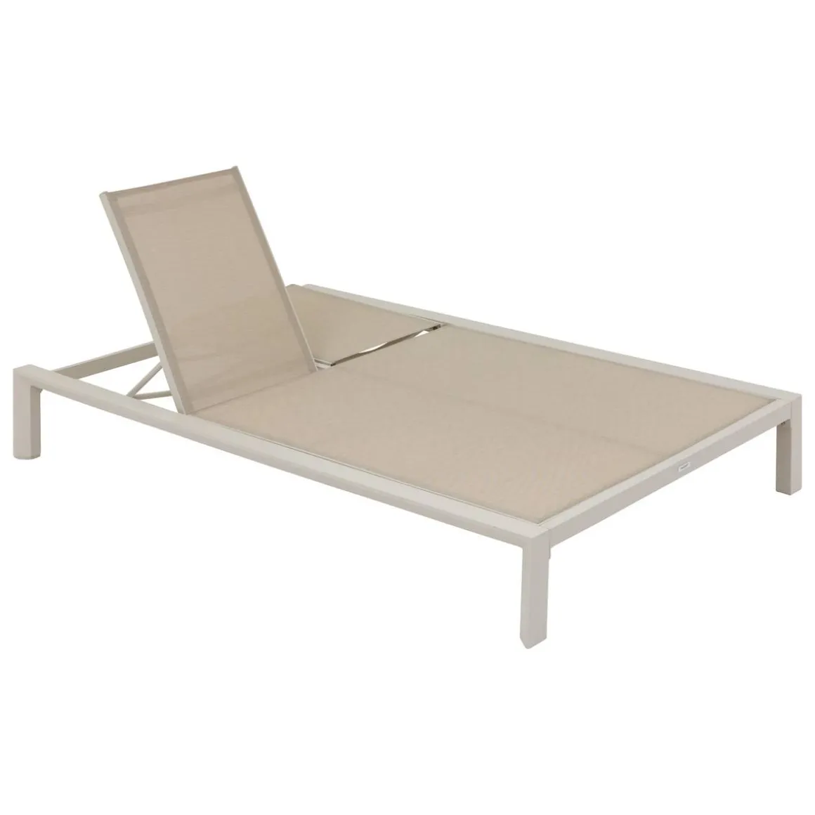 Lit de piscine double ÉVASION Argile & Beige