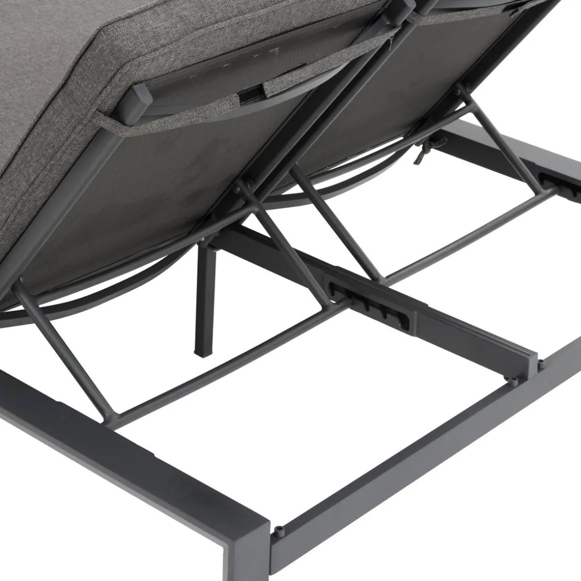 Lit de piscine double ÉVASION Anthracite & Graphite