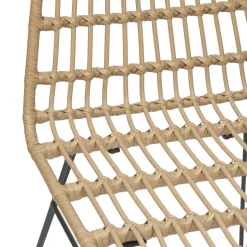 Lot de 2 chaises de jardin LAMBADA Sésame & Graphite