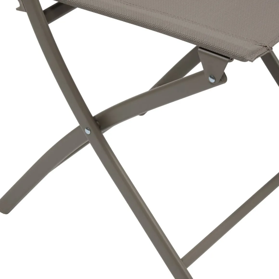 Lot de 4 chaises de jardin pliante MODULA Noisette / Café