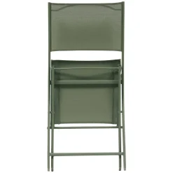 Lot de 4 chaises de jardin pliante MODULA Vert laurier