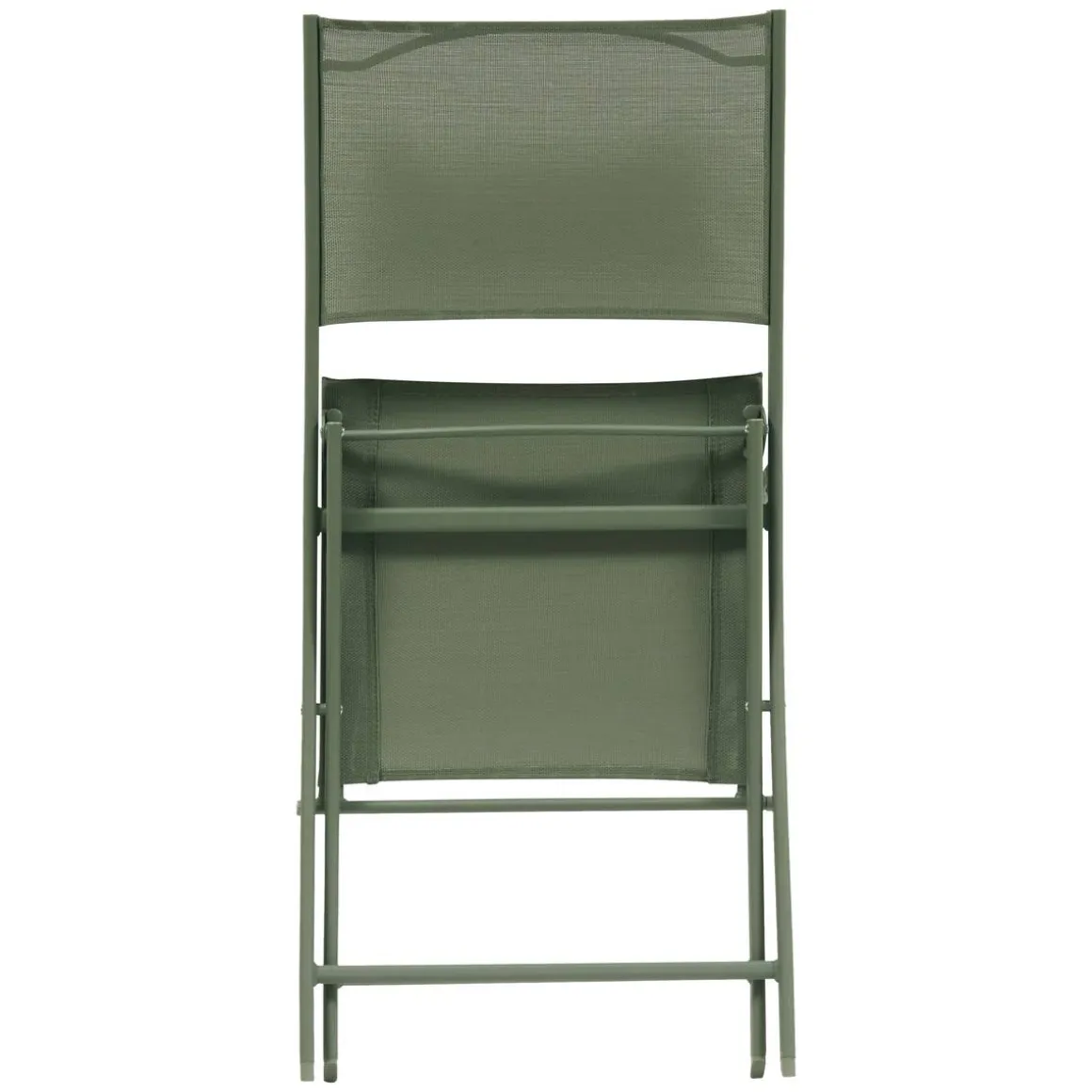 Lot de 4 chaises de jardin pliante MODULA Vert laurier
