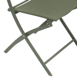Lot de 4 chaises de jardin pliante MODULA Vert laurier